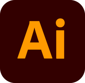 A logo of Adobe Illustrator.