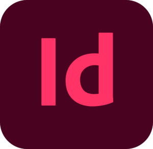 A logo of Adobe InDesign.