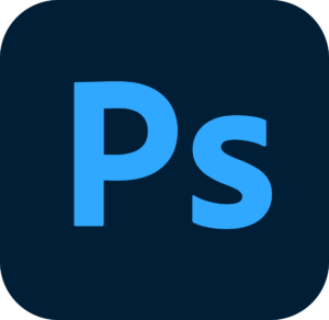 A logo of Adobe Photoshop.