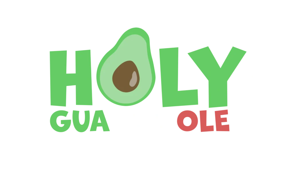 The spacing guidelines that should be applied when using the Holy Guacamole logo in communication.