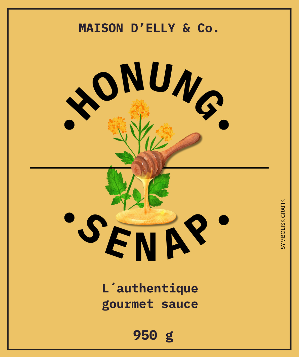 SMBT's sauce etiquette: Honey Mustard.