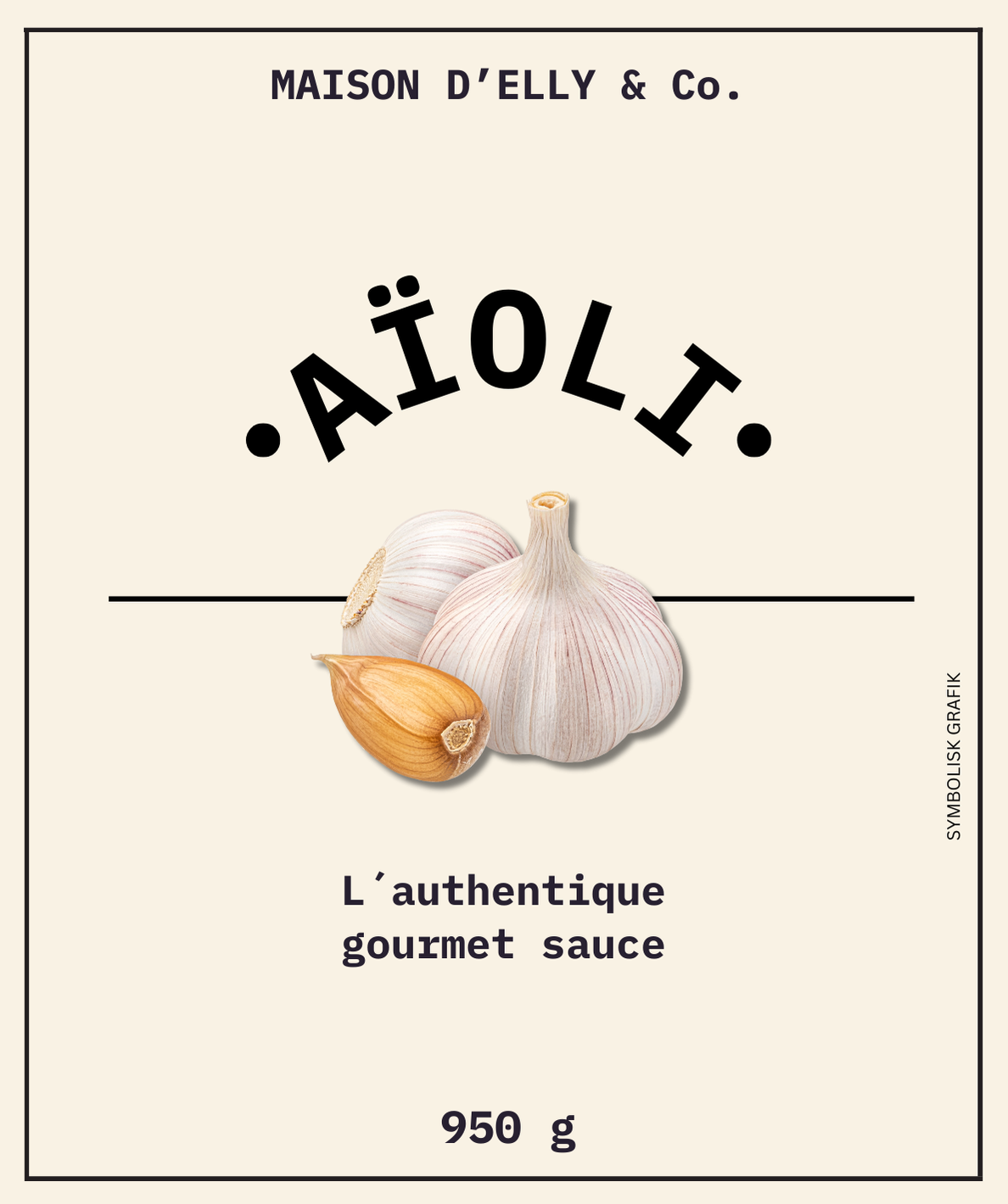 SMBT's sauce etiquette: Aioli.