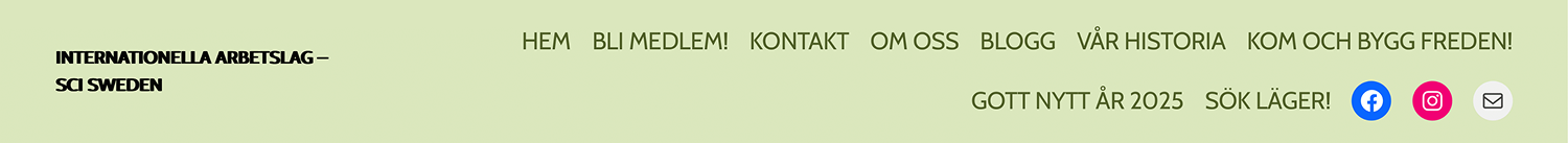 The navigation bar on the old website.